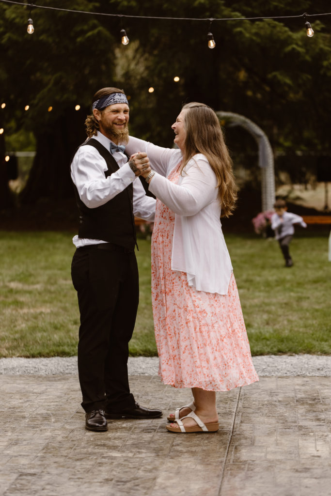 Mother son dance