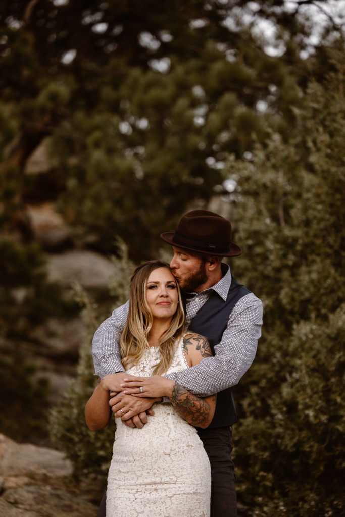 Bride and groom portrait