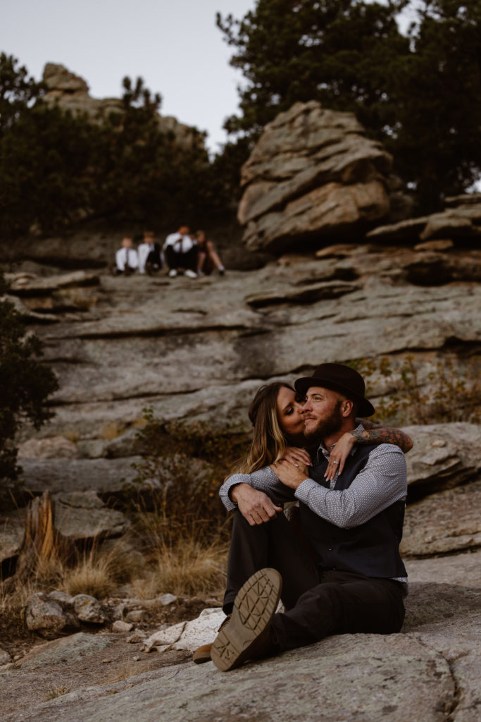 Bride and groom portrait