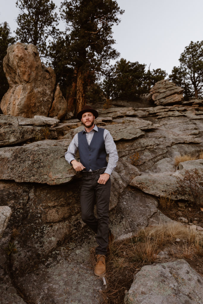 Groom portrait