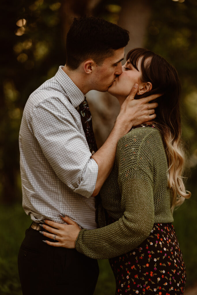Couple kissing